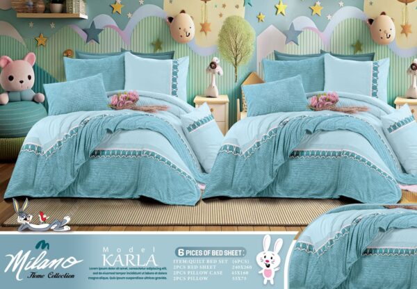 طقم سرير اطفال كارلا 6 قطع